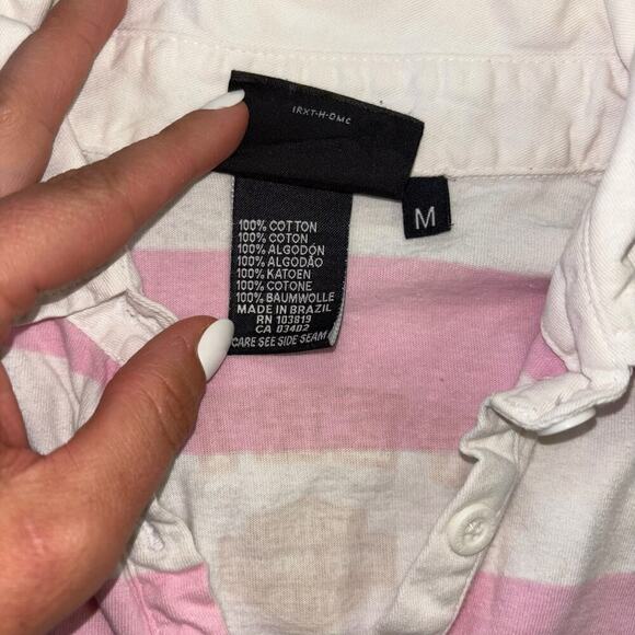 Vintage Harley Davidson Y2K Preppy Polo Women’s M 100% Cotton Biker Bikercore - Picture 11 of 14